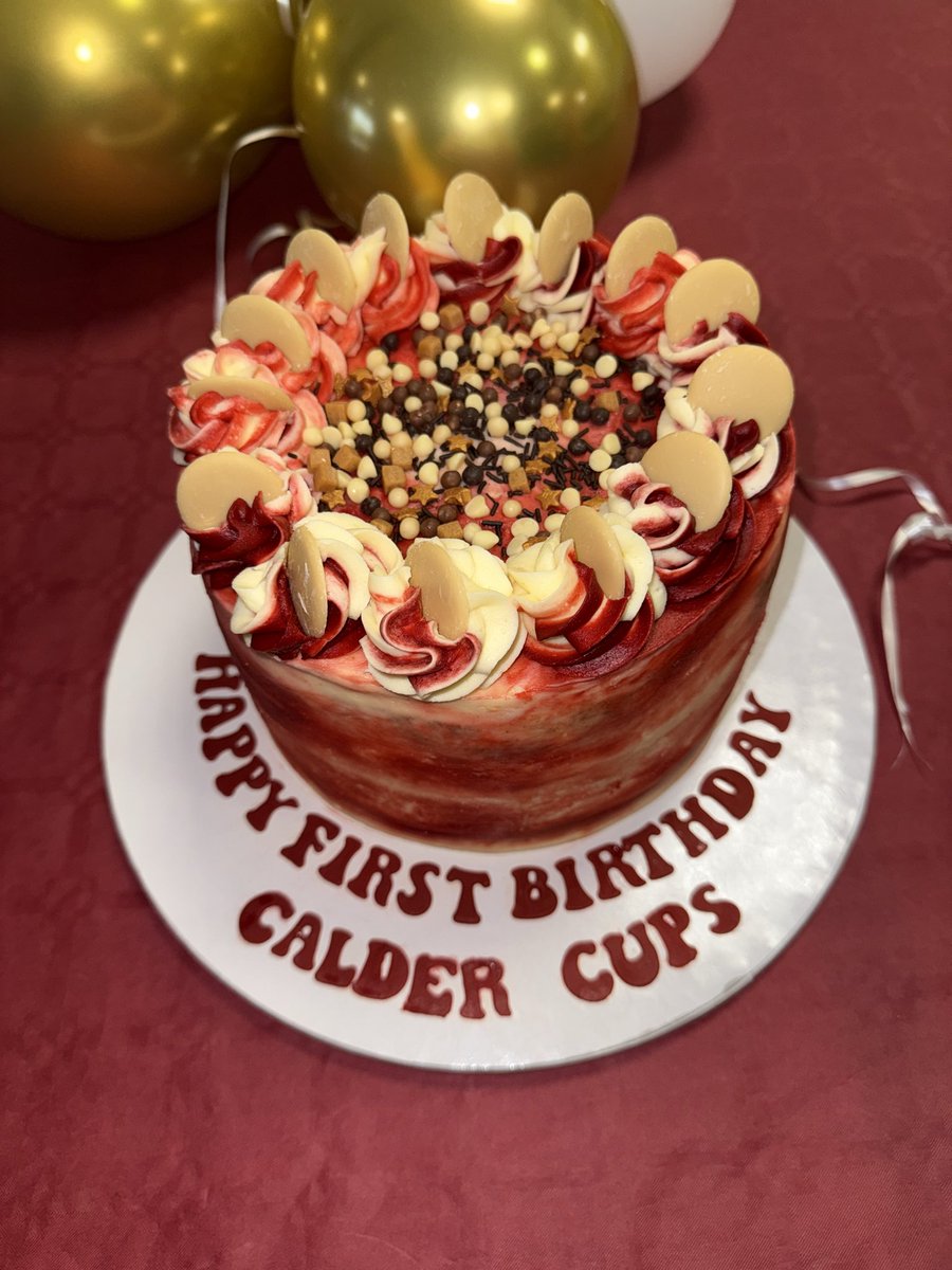 Calder Cups tastes even better on its 1st Birthday ☕️🎈🎉 <a href="/CaldervaleHigh/">Caldervale High</a>