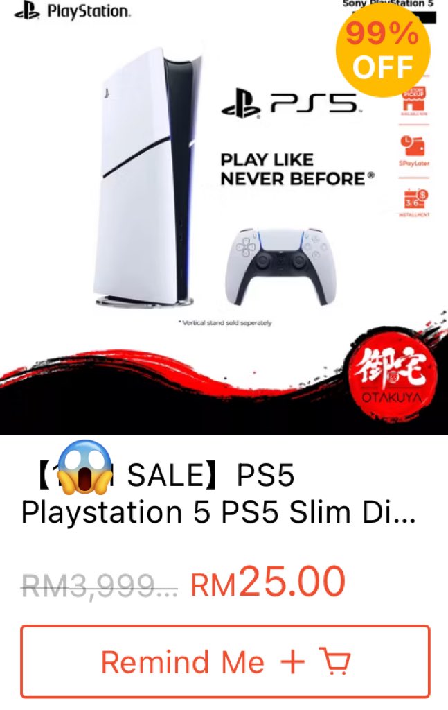 anisabdaziz_'s tweet image. Pat pat add to cart and set reminder sebab harga murah ni time SALE 24/11 - 25/11 

s.shopee.com.my/9UtpBmwogA