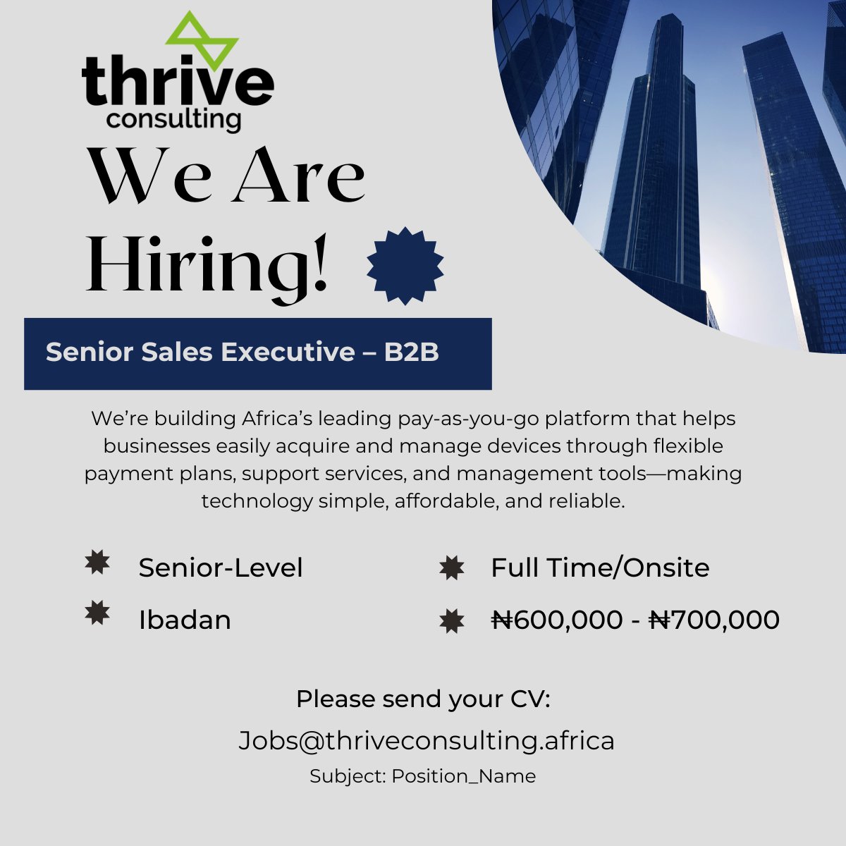 Thrive Consulting Africa tweet media