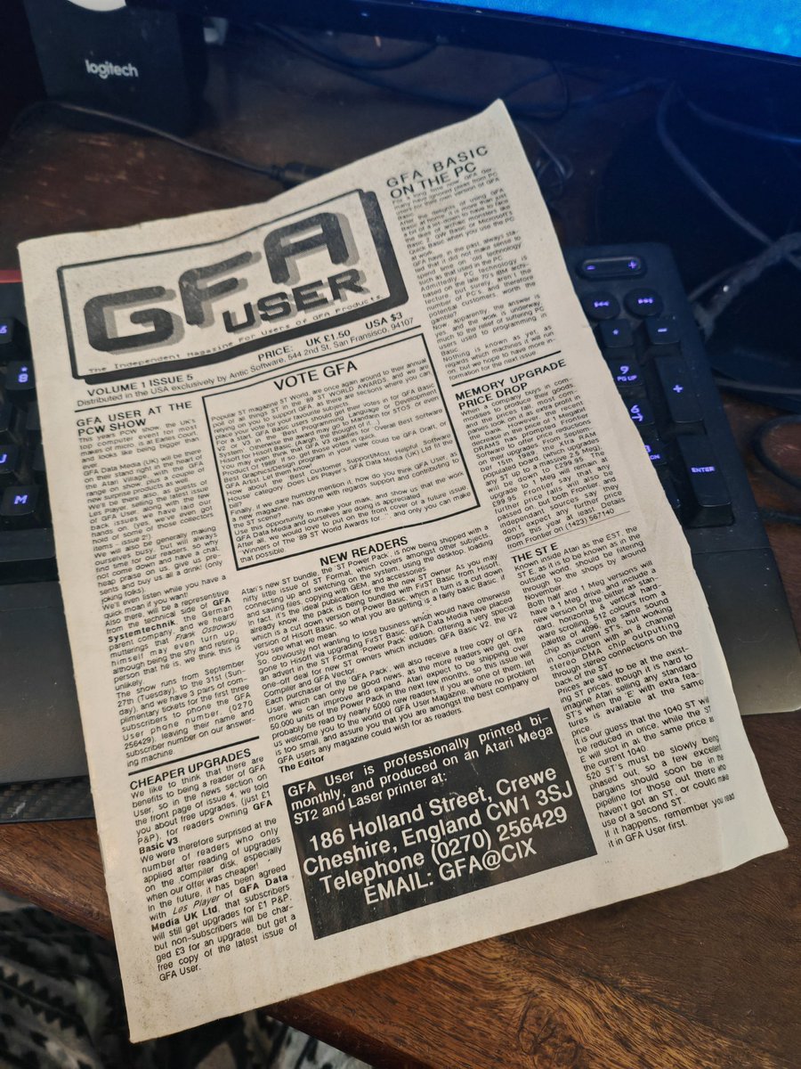 _APEXnow_'s tweet image. #AtariST #GFABasic &amp;amp; #RetroPC You will not believe what I found while hunting through old boxes for retro gear in my loft!