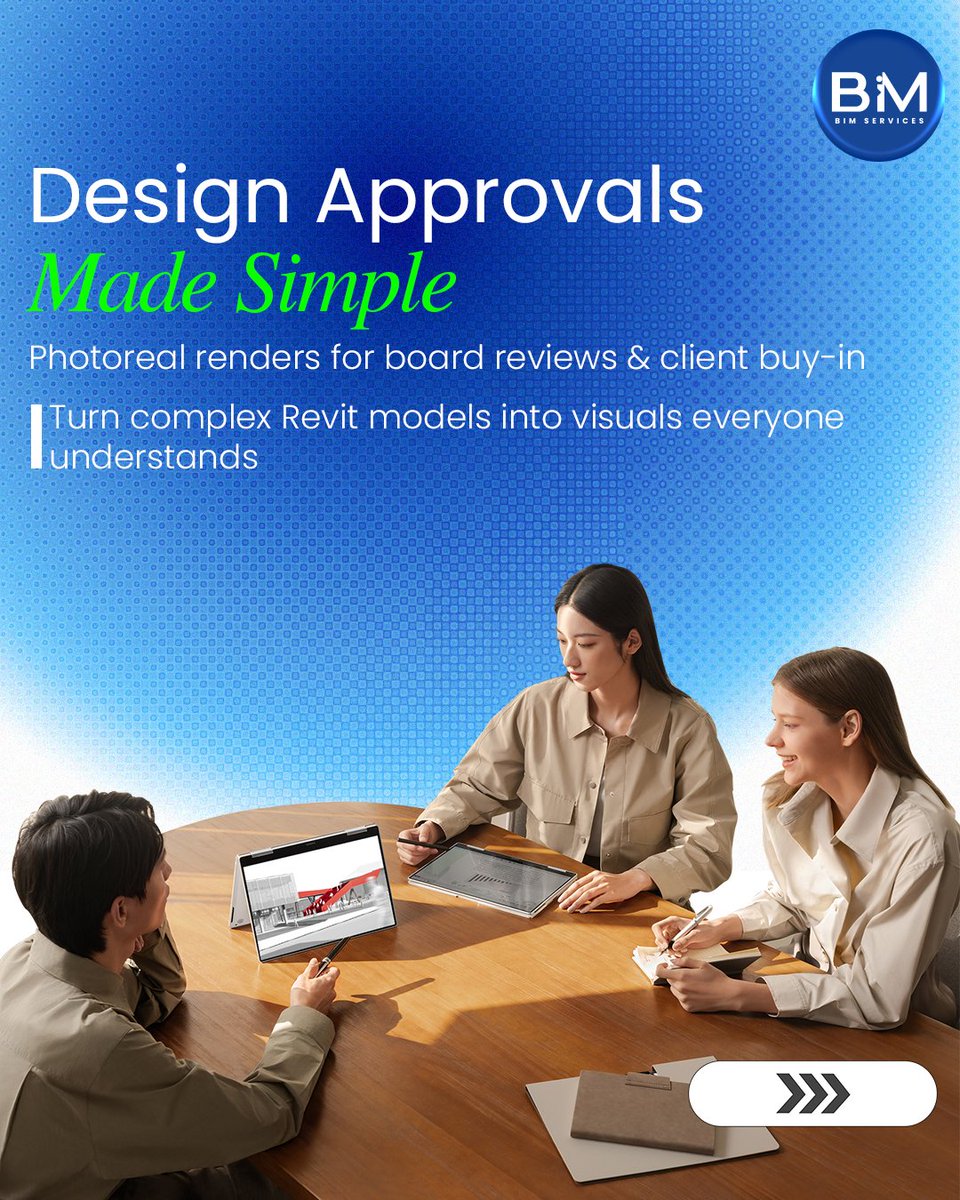 BIM_CADservices's tweet image. Visualize it. Refine it. Build it right.

BIM Services LLC delivers clear, realistic 3D visuals from design to handover.

#3DRendering #AECCommunity #MEPDesign #ArchitecturalVisualization #BuildingDesign #ConstructionLife #SmartConstruction #ConstructionTech #DesignEngineering