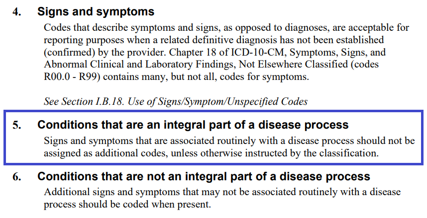 dxrevisionwatch's tweet image. How many of these individuals/orgs had understood that an ICD-10-CM Signs/Symptoms chapter code for a symptom that is an integral part of a disease diagnosis cannot be assigned as an additional code before blithely signing up to this?
