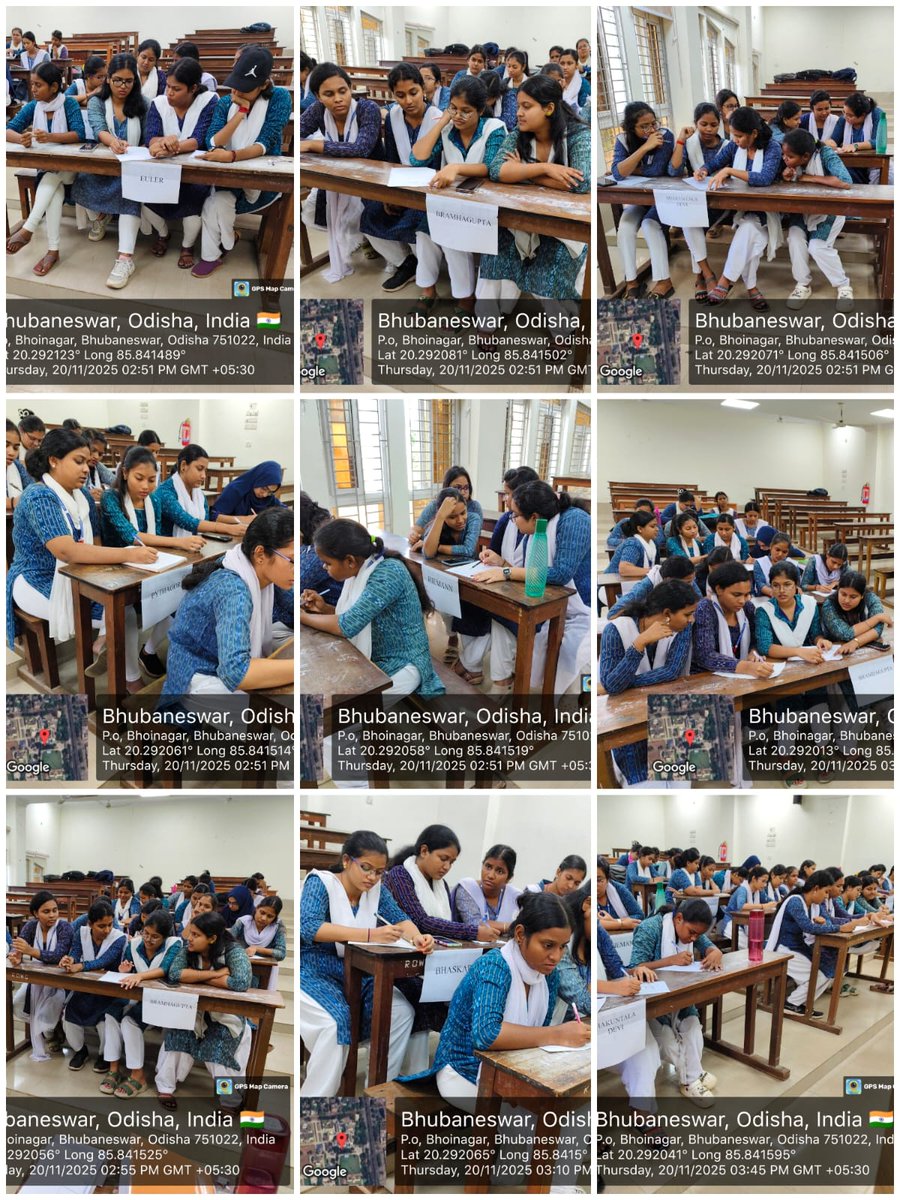 RDWUniversity's tweet photo. Day 4: The National Mathematics Day 2025 celebrations concluded with an engaging Quiz Competition on 20.11.2025, where students enrich their knowledge, and analytical skills.
#QuizCompetition #NationalMathematicsDay2025 #DepartmentofMathematics #RDWU https://t.co/TdAKtsOJT7