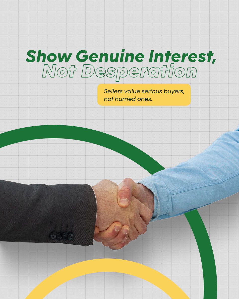 SolisRealty's tweet photo. Negotiation isn’t just about price, it’s about strategy.
Research well, stay patient, and strike the perfect deal that saves you more and gets you the best value

#Negotiation #NegotiationTips #DealMaking #BusinessStrategy #ValueOverPrice #NegotiationSkills #NegotiationStrategy https://t.co/KGVcNHGy5t