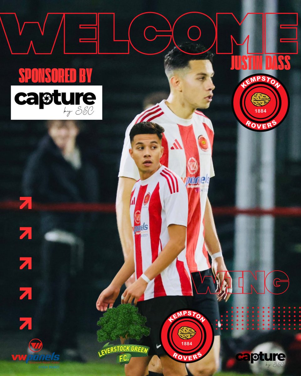 Kempston_Rovers's tweet photo. ✍️ Former @BallerLeagueUK player @JustinDass10 signs for the Rovers , Justin is sponsored by Capture by S&amp;C #signing https://t.co/TqFXGz7XvH