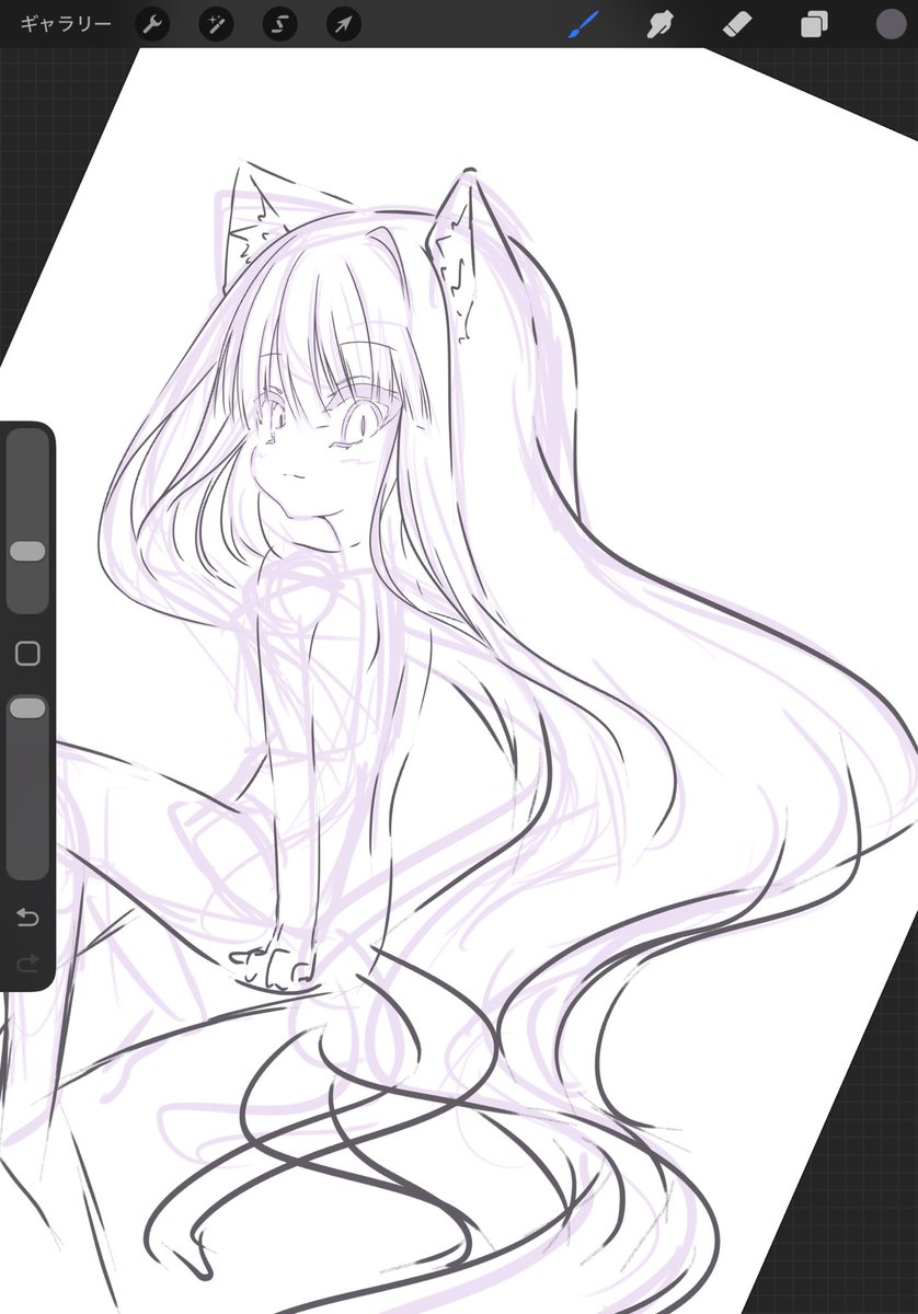 久々に描いたけど、、、