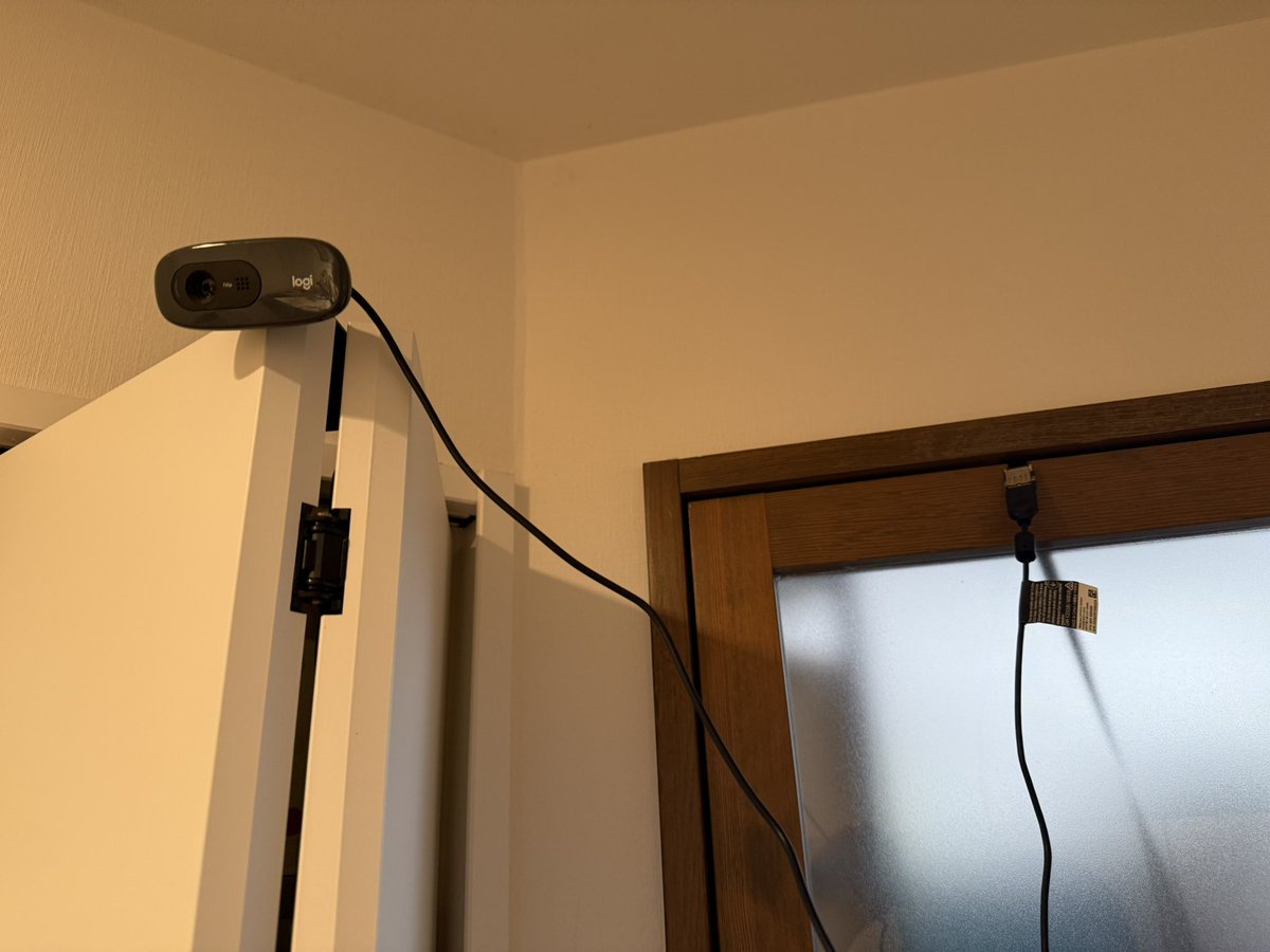 ひとまず家の中でテスト