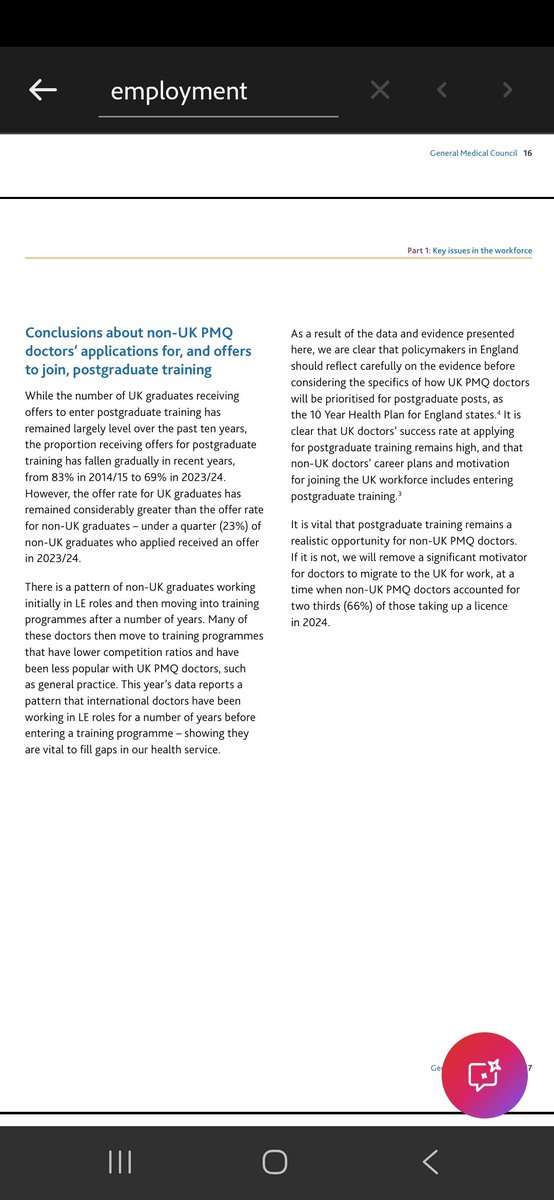 DrSharandeep's tweet image. Normally the GMC is very tight-lipped... 

But in this GMC workforce report they are very actively trying to undermine the policy of UK doctor prioritisation, supported by the BMA and @wesstreeting 

@fletchjack @PJWang12 @DocShivSharma