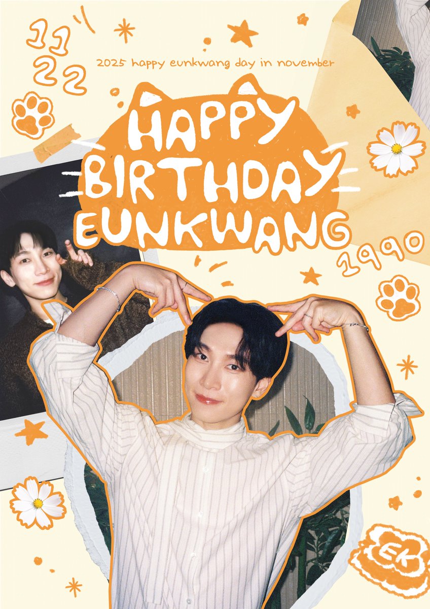 BTOBCOMPANY's tweet image. [🎂]

HAPPY EUNKWANG DAY🐱🎉

#비투비 #BTOB
#서은광 #SEOEUNKWANG
#HAPPY_EUNKWANG_DAY
@BTOB_SEKwang