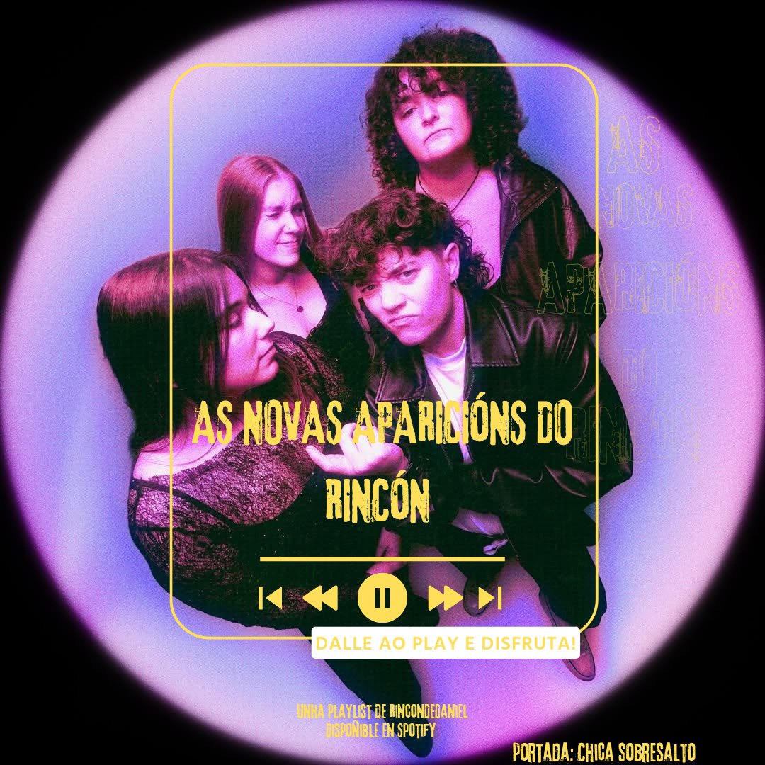 _RinconDeDaniel's tweet image. 🆕 ACTUALIZADA a lista de novidades con @leriaoficial, #MaialenIbarra, @repionband, @EnTolSarmiento, @BelyBasarte, #Furgas, @chiquita_movida, @Neverlandbari, @GorilaFlo, #Ede, @natalialacunza, @celiaesceliaca, #Gynebra, #LaPlazuela, #WetIguanas e máis!

👉 open.spotify.com/playlist/50riI…