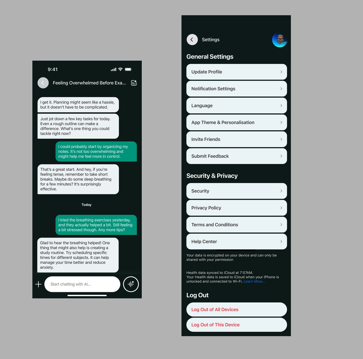 Budo10_'s tweet image. Designed #EaseAi with a strong focus on clarity, consistency, and user experience.
Since most people work with AI chatbots for daily tasks, the interface was crafted to feel the welcome screen, chat screen and profile screen. while still giving users room to explore powerful AI.