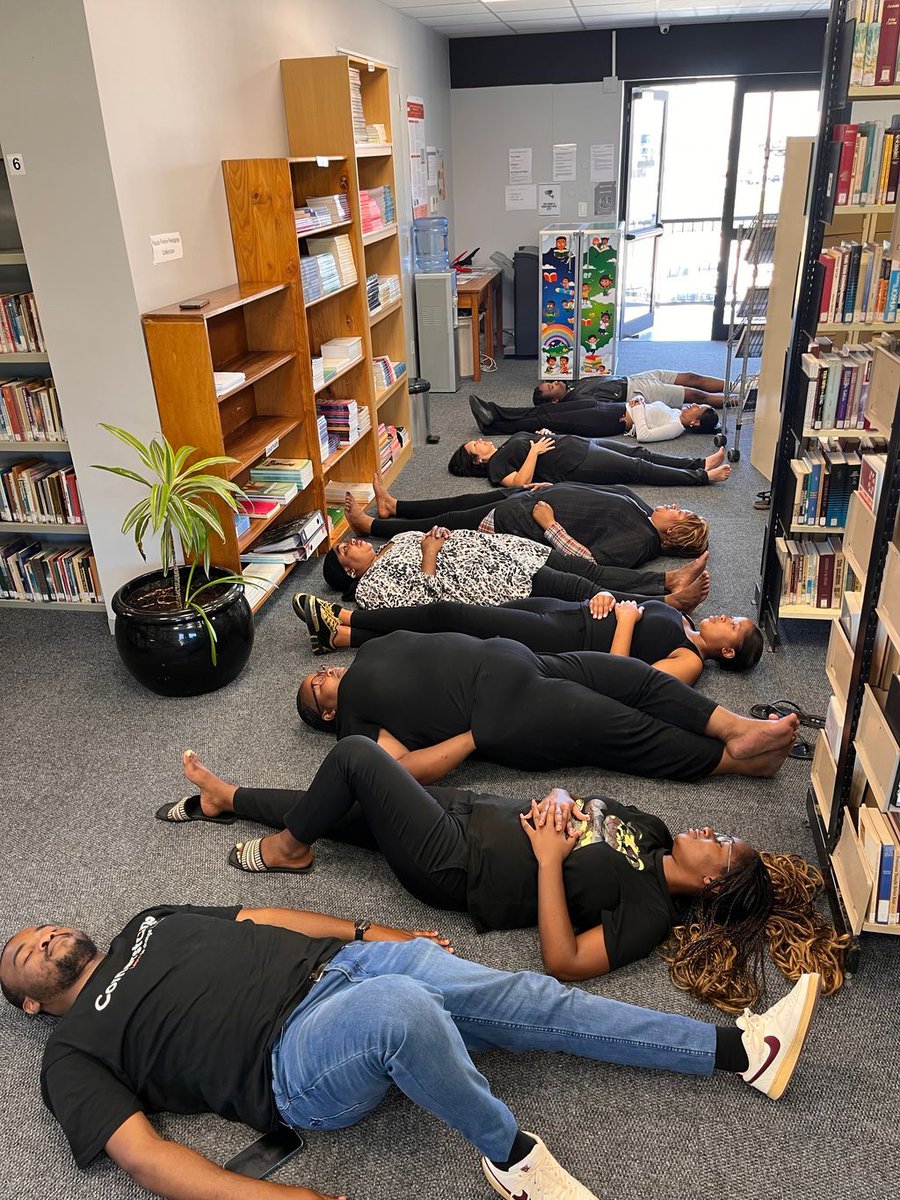 Cornerstone_CPT's tweet image. In silence, Cornerstone Institute participated in the 15-minute lay-down — remembering the bodies found, the lives lost, and the survivors who remain. We hold space for their lives, their dreams, and the justice they deserve. 💜 

#Womenforchange #endgbv #learntochangetheworld