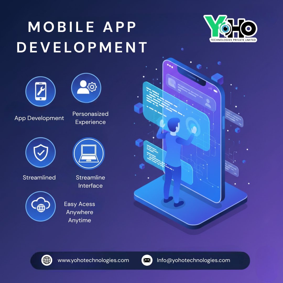 yohotech23's tweet image. Powerful mobile apps tailored for your business.
Secure, scalable, and built to drive growth

#MobileAppDevelopment #AppDevelopers #TechCompany #DigitalBusiness #StartupSolutions #AppDesign #ITServices #BusinessGrowth #AndroidApp #iOSDevelopment #SoftwareSolutions