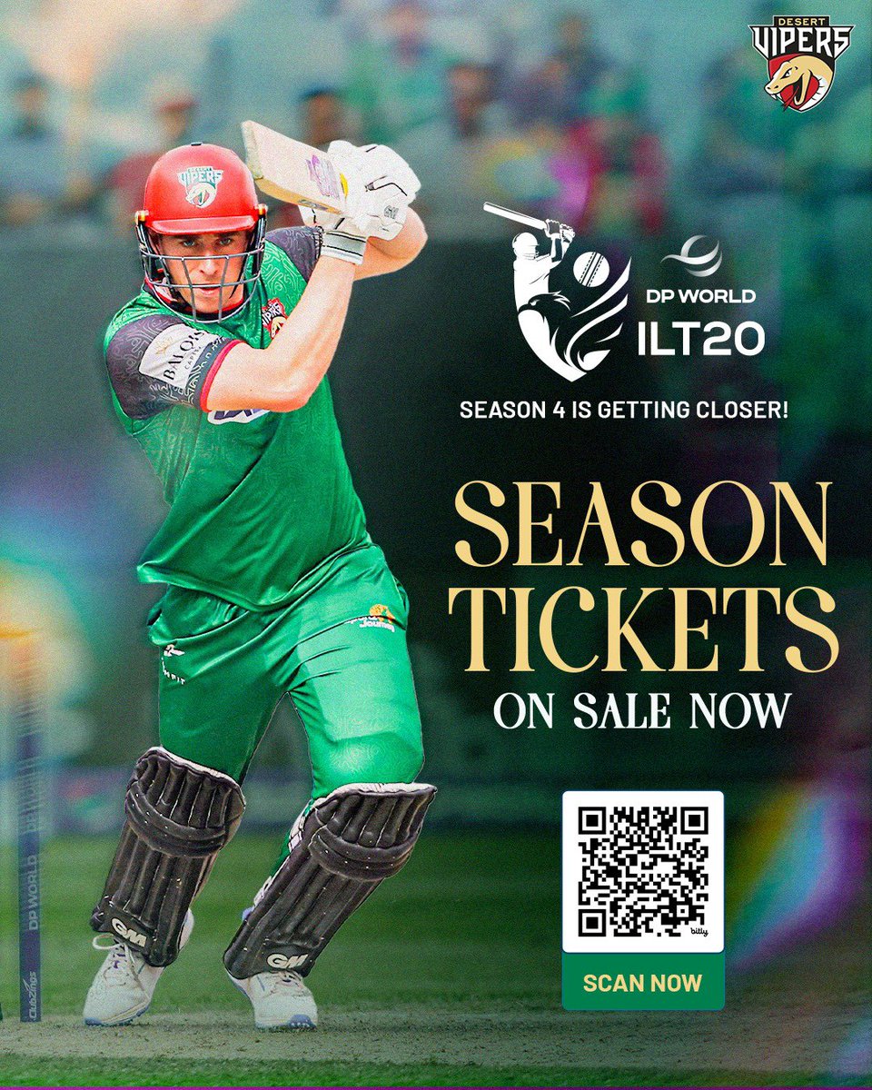 TheDesertVipers's tweet image. The stage is set and the Vipers are ready! 🐍🤩

Click on the link - bit.ly/4ibvcZV

Book your seats now! ✨

#DesertVipers #FangsOut