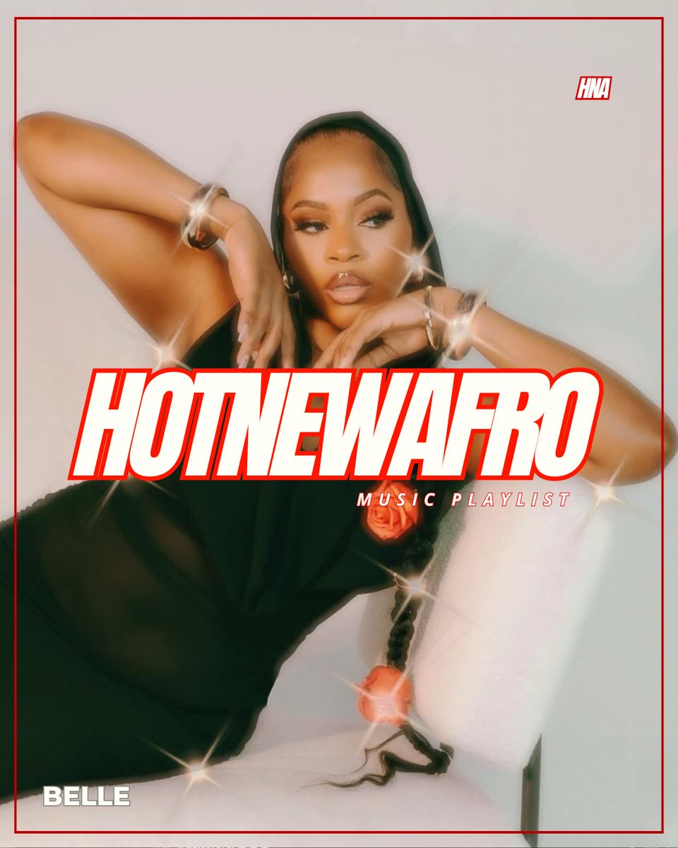 HotNewAfro's tweet image. Back again with another edition of the HNA New Music Friday Playlist.

This playlist is your ultimate vibe guide to start the weekend on the right note. 🎶🔥

Link - sdz.sh/hnamusic

Cover - @belle_e01 

Belle - Phases
VICTONY - VERY STUBBORN
DJ TUNEZ, WIZKID &amp;amp;…