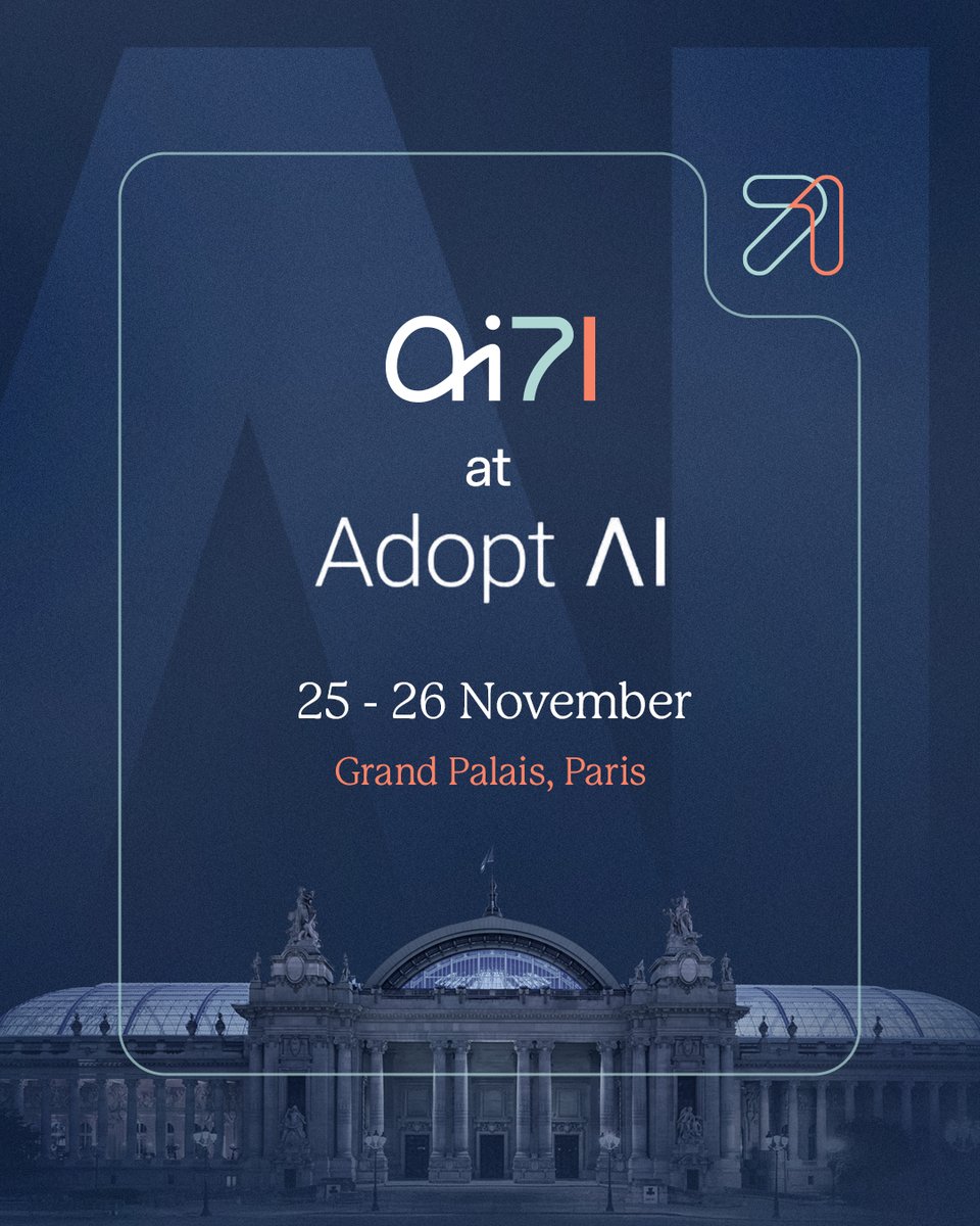 ai71official's tweet image. From the AI Action Summit to Adopt AI, ai71 returns to Paris alongside @TIIuae. We&apos;re here to connect, share what we&apos;re building in enterprise AI, and explore collaboration opportunities. Attending AdoptAI? We&apos;d welcome the chance to meet.

More announcements are coming soon.…