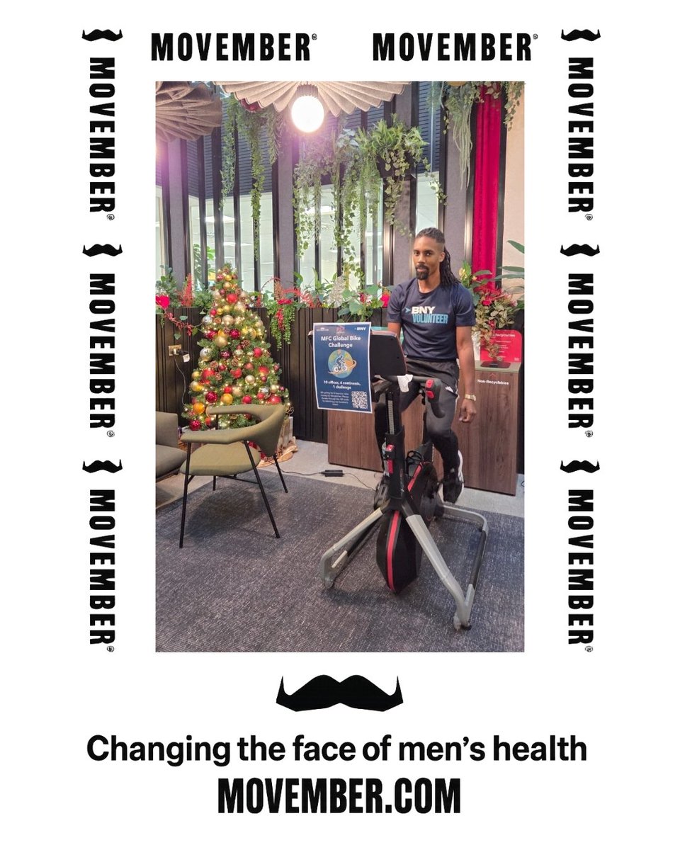jskychat's tweet image. Yesterday, I took part in the BNY Global Bike Challenge for Movember.  

Our team has currently raised over £3,000 to help fund men’s health initiatives but more can be done.

Donations are still open: movember.com/t/bny-mellon-h…  

Thank you to everyone who has supported so far.