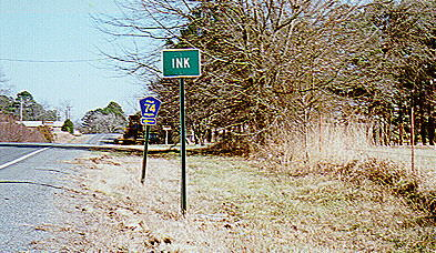 Happy and Good Friday to you!

Ever heard of Ink, Arkansas?  I've been there many times.  No particular reason because there isn't a particular reason to go there other than the pyramid in the cemetery and it's right close to Mena, AR.

Ink, Arkansas (no real population but