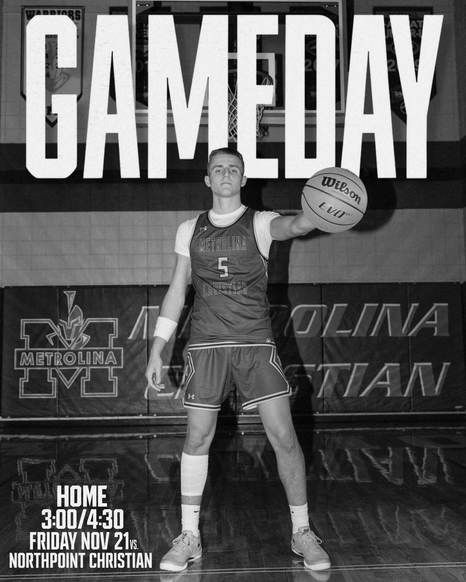 🏀 GAMEDAY
🆚️ Northpoint Christian
📍 Home
⏰️ 3:00/4:30
