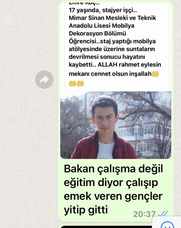 adnancnr's tweet photo. @isikhanvedat Sayın bakan duymaz ve görmezden nasıl geliyorsunuz 23 yıllık EYT olmaz derken oldu 39 yıllık 3308 kanun daki sorun başlangıç neden çözüm e ulaşmıyor sizden önceki bakan çalışma değil öğrenci dedi gencecik canlar yitip gitti 1987 Özal borçlanma hakkı verdi  vicdanınız rahat mı ? ! https://t.co/qqRAIWcVQl