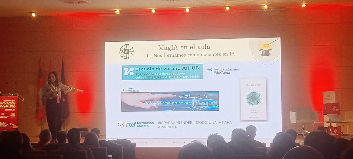 #Centro #Menesiano #ZamoraJoven en el #CongresodeINNOVACIÓNEDUCATIVA de <a href="/escacyl/">Escuelas Católicas Castilla y León 🧡</a>
Carmen Navarro y su #magIA en el #Aula... Interesante y práctico!
"Cómo la IA y el big data transforma la educación"
<a href="/carmennavarro1/">Carmen Navarro #PolinizandoElFuturo</a>
#LaMennais
<a href="/educacyl/">Educación JCyL</a>
<a href="/ecatolicas/">Escuelas Católicas</a>