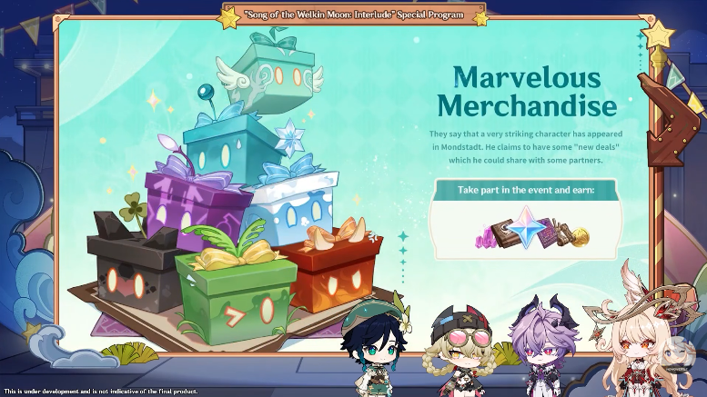 G8_Genshin's tweet image. Liben is Back!

Marvelous Merchandise is returning in Version 6.2! There will also be new Selenic Chronicles, and an update to the Repertoire of Myriad Melodies~

#GenshinImpact #SpecialProgram #LunaIII #Livestream #Game8