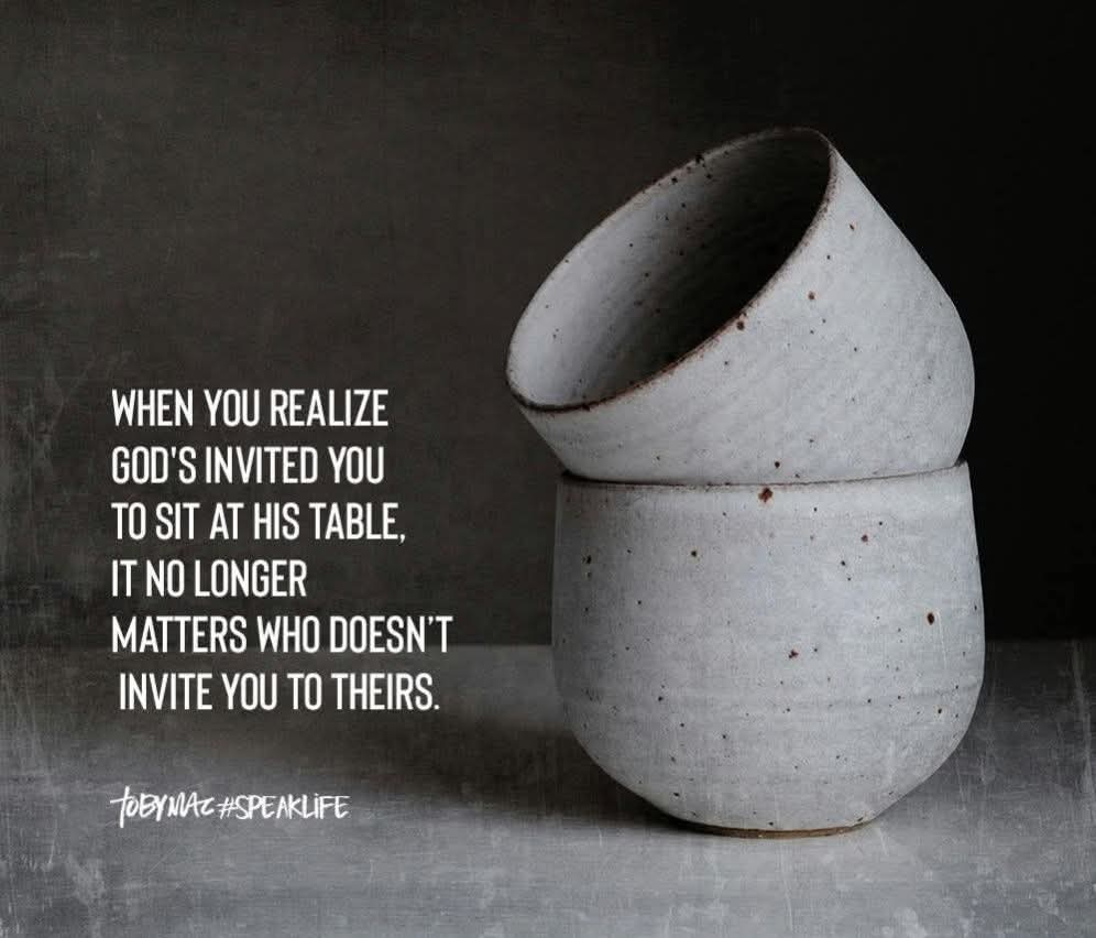 DustyAJohnson's tweet image. There is a seat for each one of us at God’s table because He invites and welcomes us all! ✝️ 
#GodBless #ComeToTheTable #BreadOfLife #CupOfSalvation