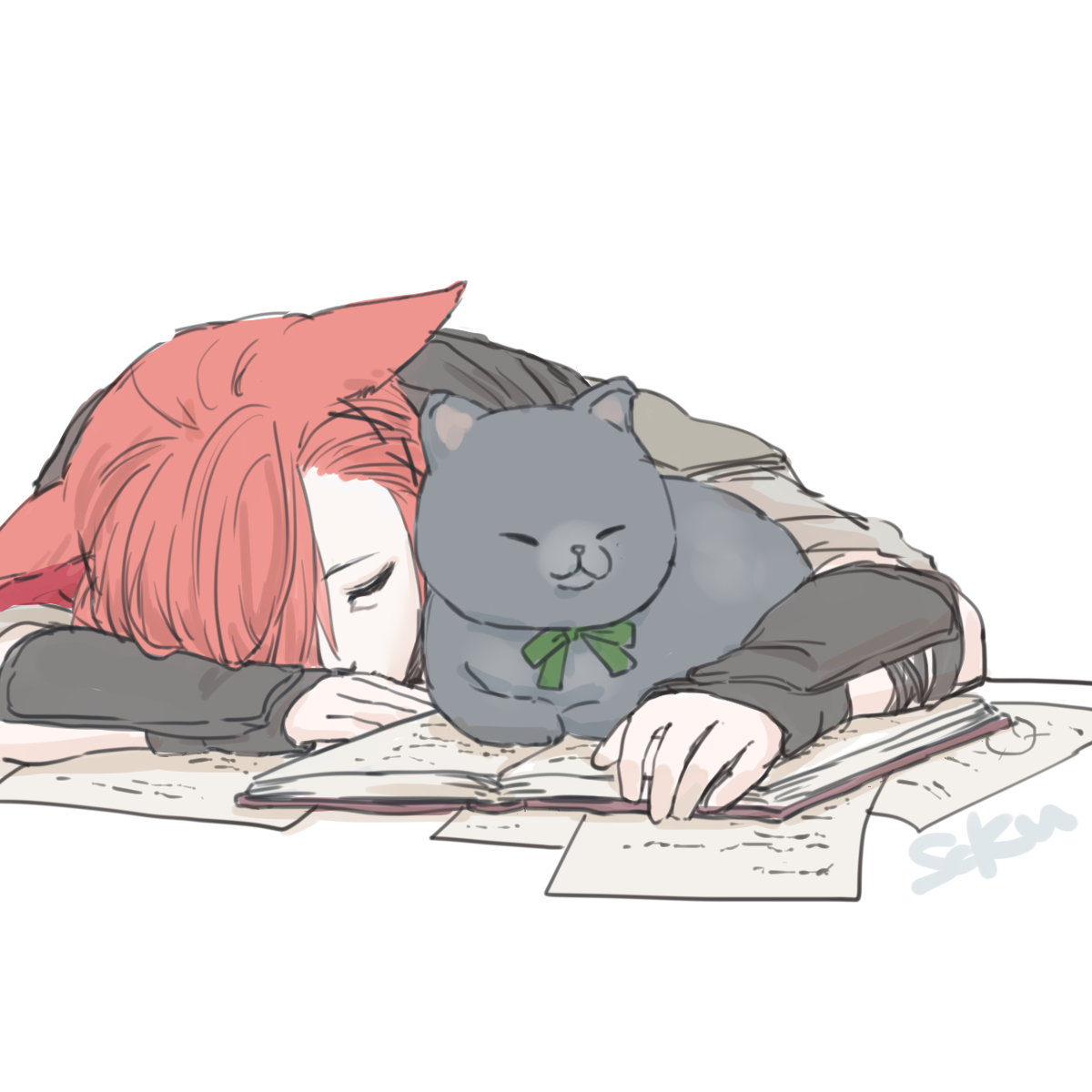 saku_FF11's tweet image. 🐱🐱💤