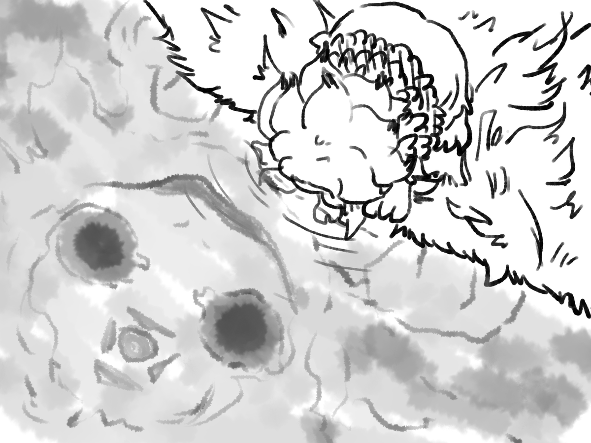 水面に映る。 