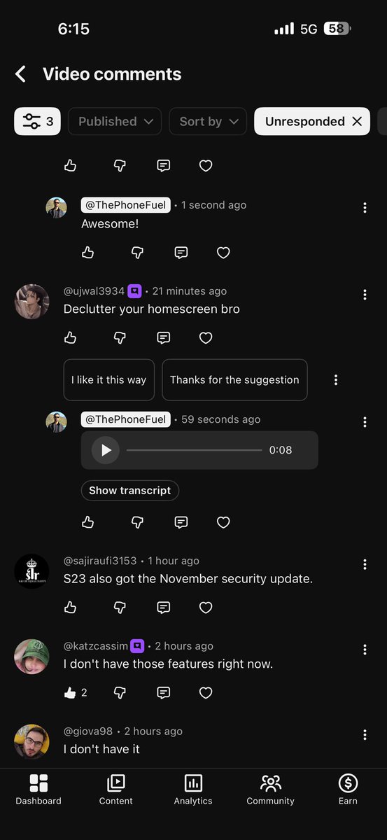 Now YouTubers can send voice reply to viewers comments. This is so Awesome. I always wished for a feature like this and it’s finally here !