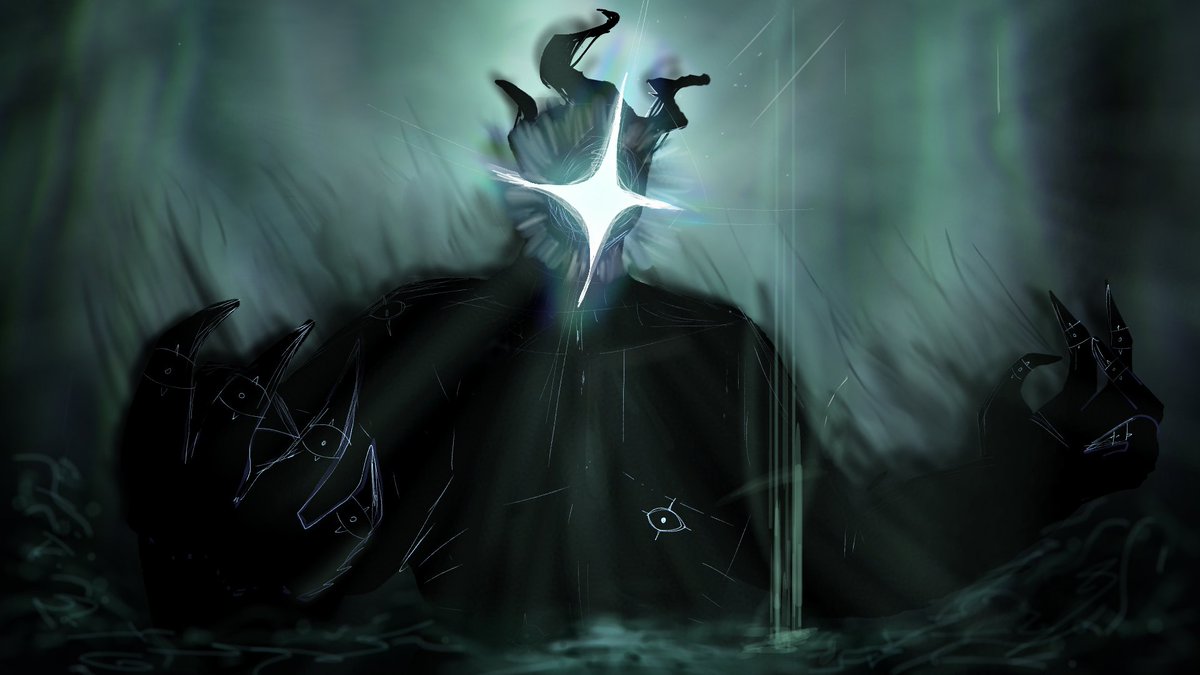 CommunistBee's tweet image. LIGHT WILL BREAK BEFORE THE TITAN 
#DELTARUNE