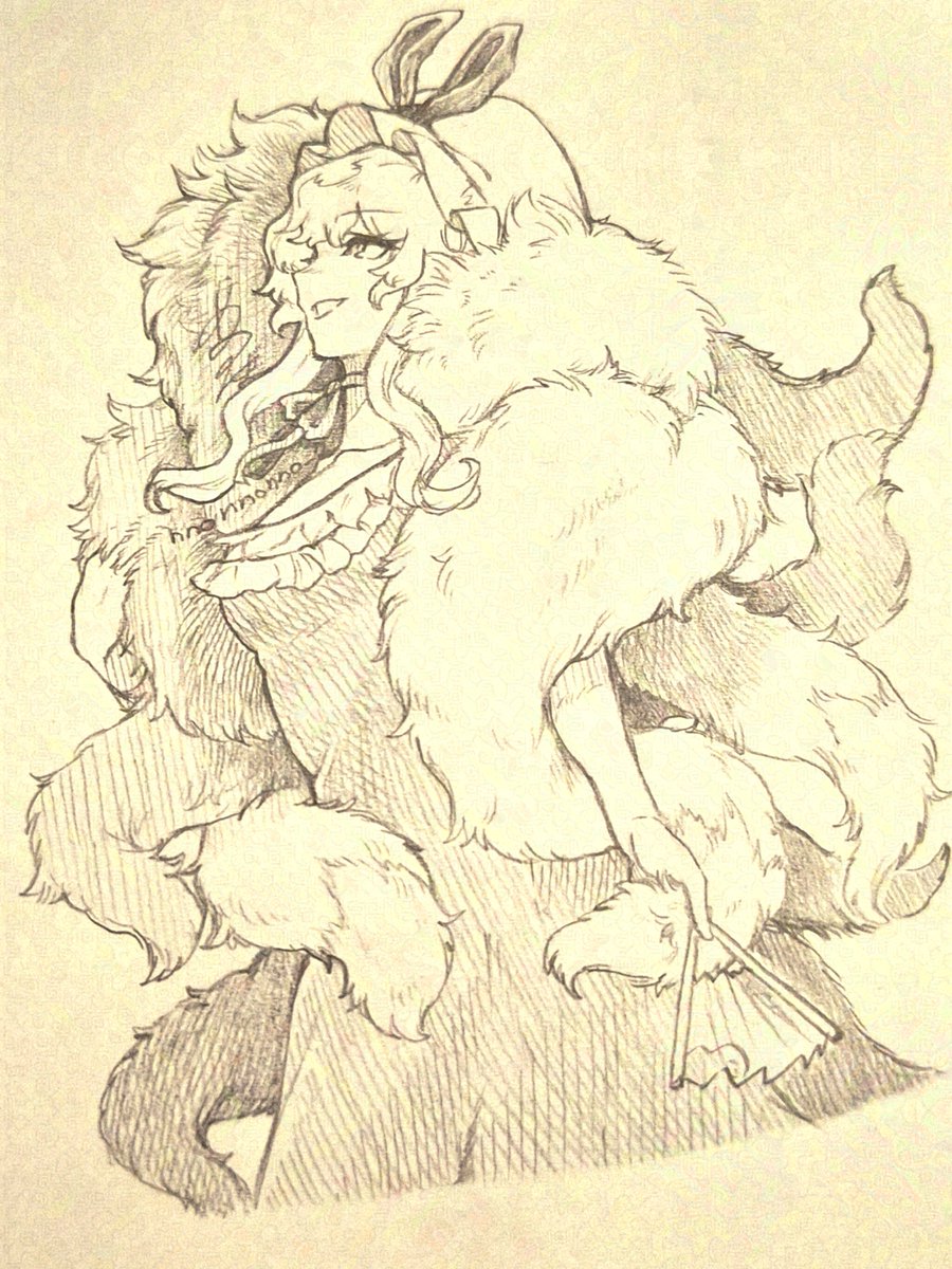 nnonnonno_2's tweet image. 九尾のファー（あったかそう）