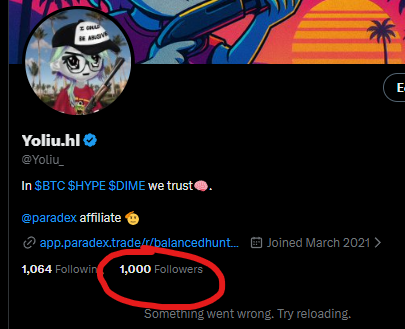 HL retard finaly reached 1000 retarded followers. 🥳

Thank you all, love you fam ❤️