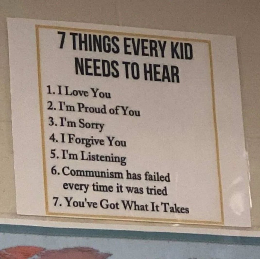 Think of the children.