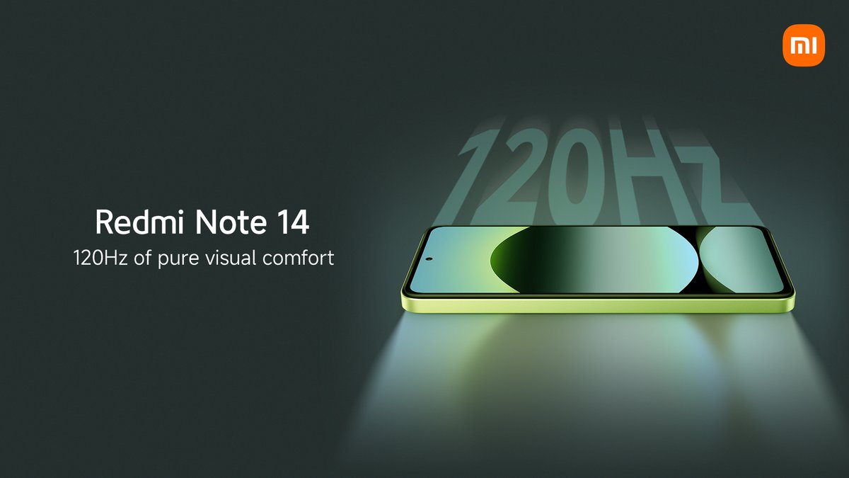 Xiaomi_Pakistan's tweet image. Pure visual comfort, powered by next-level 120Hz fluidity. #RedmiNote14

Buy now:
Xiaomi Sale: rb.gy/nmifd7
Mistore: urlzs.com/eo86u0
Corecart: tinyurl.com/3nc2s3p8
Daraz: tinyurl.com/5f6sham6