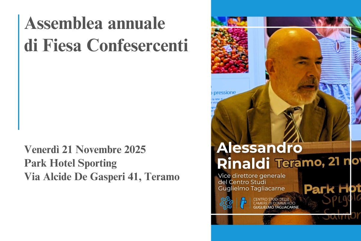 IstTagliacarne's tweet photo. 📢 🧾 Negozi alimentari di prossimità come forma di coesione sociale e territoriale. E’ il pensiero espresso da Alessandro Rinaldi @alerin2014 , vice direttore generale del Centro Studi Tagliacarne, oggi a Teramo nel corso dell’intervento all’Assemblea annuale di Fiesa @Confesercenti. “Nel nostro Paese, però, solo 7 persone su 10 dispongono di un supermercato nell’arco di 15 minuti a piedi. Il rapporto scende nel caso di panetterie (49%) o commercio al dettaglio di pesce (40%), ma aumenta nel caso di farmacie (79%) e bar (88%)”.
🔗 Un elemento confermato dai dati del progetto Urban Pulse del Centro Studi Tagliacarne, focalizzato sul tema delle “Città in 15 minuti” con riferimento specifico alle attività produttive e di servizio. “In Italia - ha evidenziato Rinaldi - abbiamo una copertura territoriale profondamente diversificata: aree in cui il piccolo commercio alimentare resta capillare e vitale convivono con altre dove l’accesso ai servizi essenziali si è ormai rarefatto”.
🟢 A dare slancio alla rete dei piccoli esercizi, che in alcune aree diventa una vera e propria infrastruttura civica “sono le imprenditrici e gli imprenditori stranieri. La quota di aziende guidate da persone non italiane nell’alimentare è del 7%, “ma a confronto con il 2019 il dato è in crescita del +10,6%, rispetto a valori in diminuzione per il totale delle imprese (–8,3%)”, ha sottolineato.
🧑‍💼 Investire sullo sviluppo di questi piccoli negozi, però, è essenziale secondo il vice direttore generale del Centro Studi Tagliacane poiché “la prossimità non è solo “comodità” ma anche sicurezza e socialità: per molti anziani il negozio sotto casa resta un punto di riferimento quotidiano, un luogo di relazione e di sostegno nella vita di comunità. Garantire la prossimità non è solo un obiettivo sociale ma una politica di coesione territoriale”.