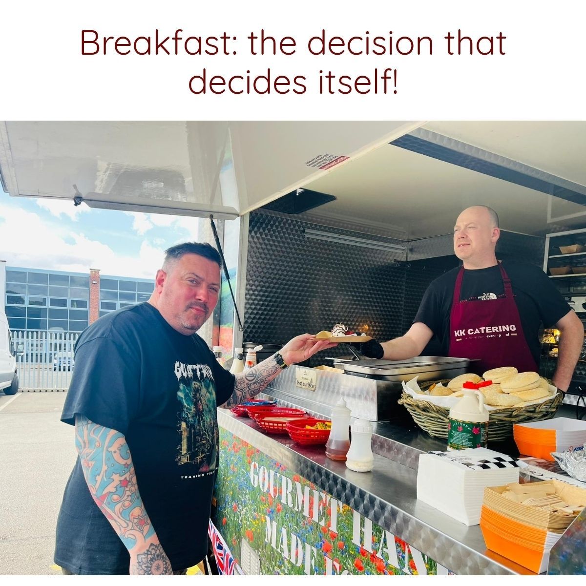 KKCateringUK's tweet image. Sick of sad sandwiches and grey chicken for corporate events? We do breakfast that actually excites. Your staff deserve better than beige. #EventProfs #WorkPerks