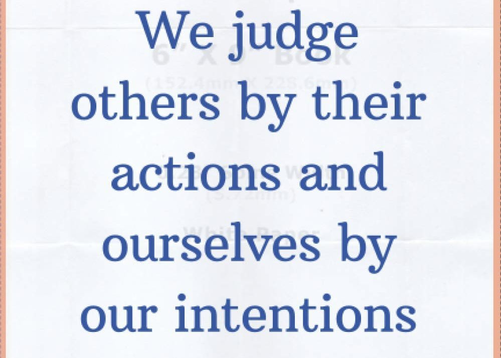 Friday Mental Health reminder:

“We judge others by their actions and ourselves by our intentions.” 

Remember to provide others (and yourself) grace &amp; self reflection as your #MentalHealthMatters