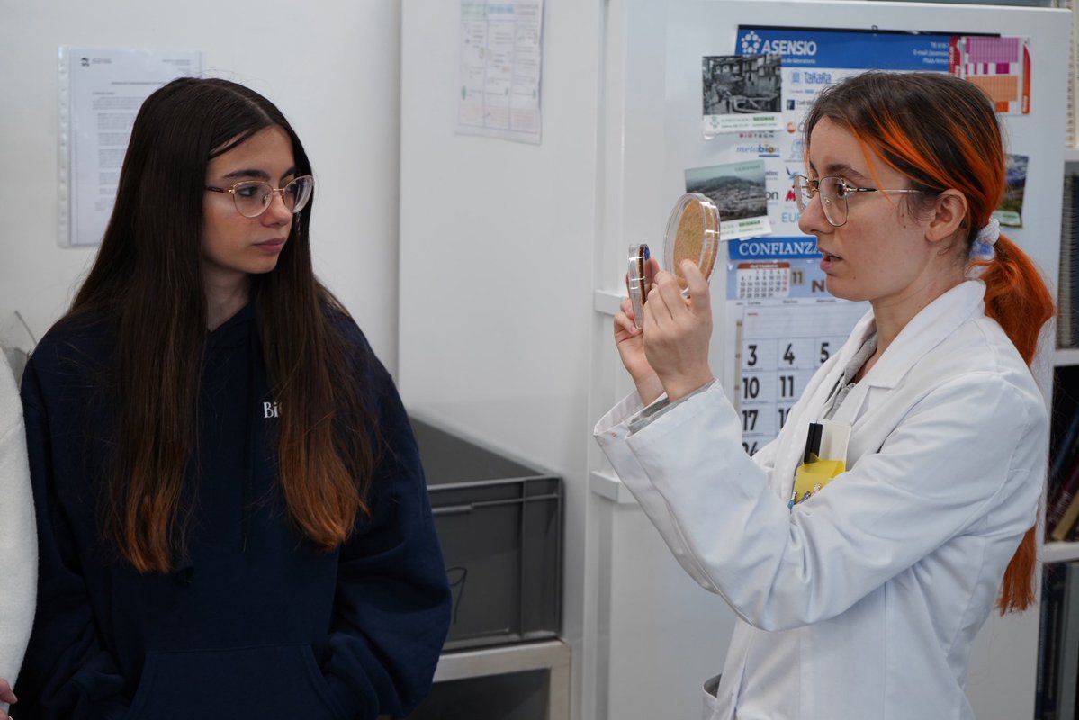 ibfg_es's tweet image. 🏫 Hoy hemos recibido la visita de los alumnos universitarios de la Facultad de @BiologiaUsal @DelegBioUSAL

🧪Durante la jornada los estudiantes han podido descubrir las distintas líneas de investigación y servicios del IBFG🦠🧫

#divulgación #biología #ciencia #visita