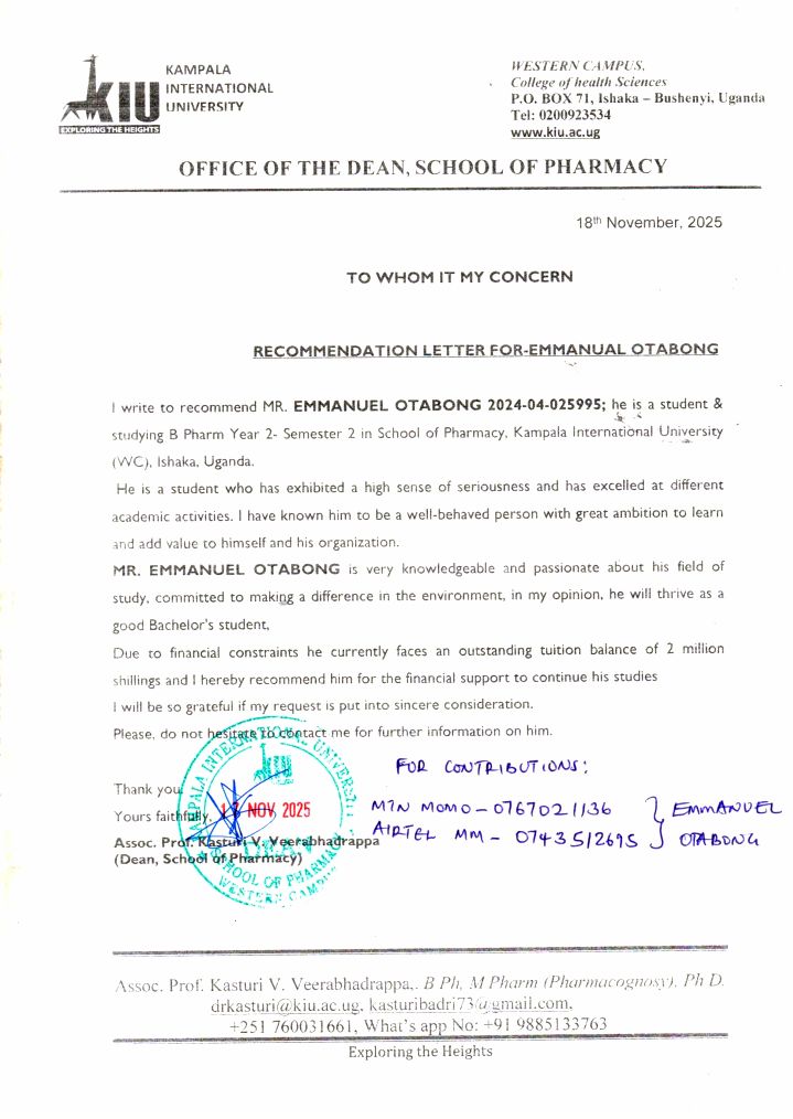 Sudhirntv's tweet image. Here is a student from KIU asking for your assistance. Please share 🙏