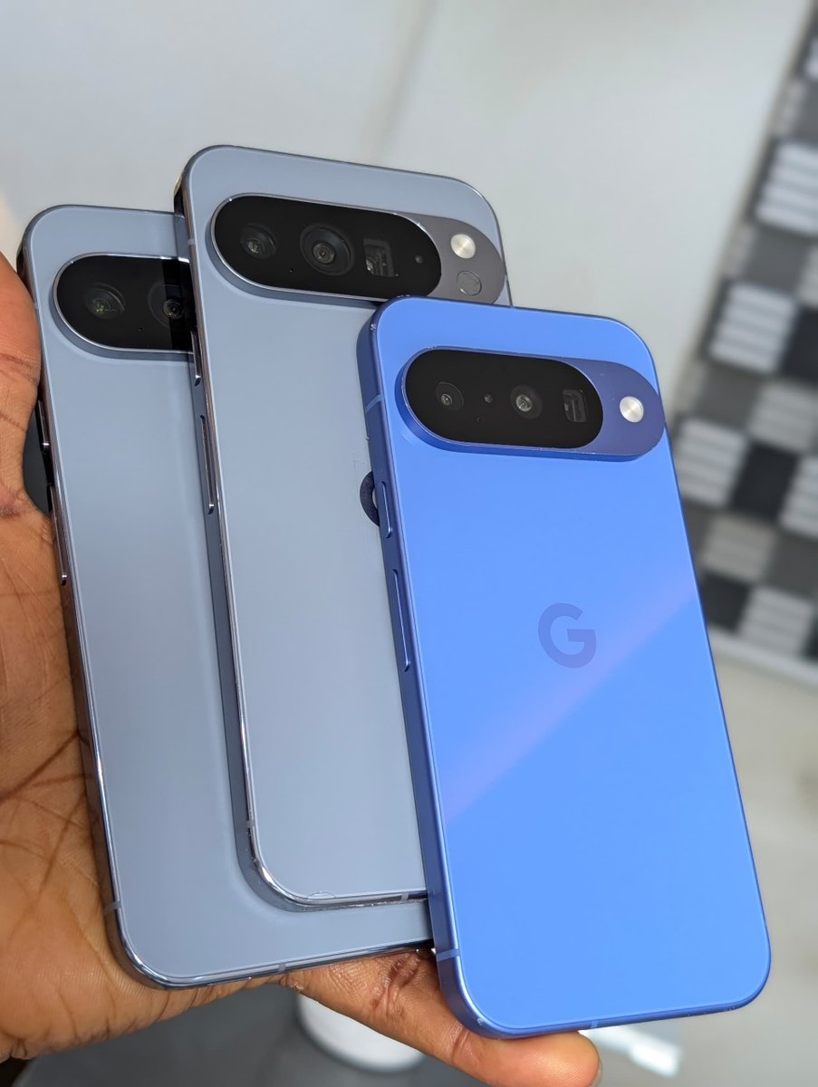Used Google Pixel 9 Pro XL 256GB (Light Scratches on screen) ₦840,000

 Uk Used Google Pixel 9 Pro XL 128GB ₦860,000

Google Pixel 10 128GB FU ₦850,000

Google Pixel 10 Pro XL 256GB FU (Light Scratches on back glass) ₦1,250,000

Google Pixel 10 Pro XL 256GB FU ₦1,350,000