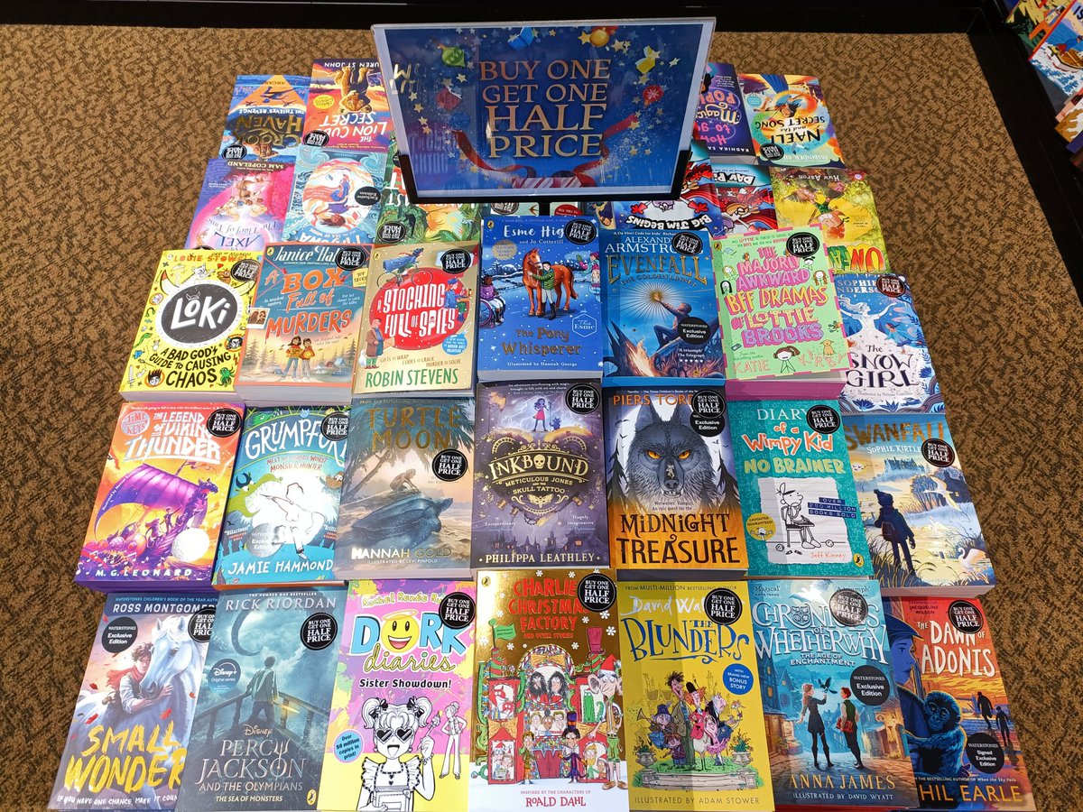 HemelWstones's tweet image. With our Buy One Get One Half Price* promotion you can mix and match from any of the stickered promo tables, why not choose our favourite, The Forever Bear picture book, &amp;amp; add the new Loki ? 
* Cheapest book half price 
#waterstones #weekendreads #books 
waterstones.com/book/the-forev…