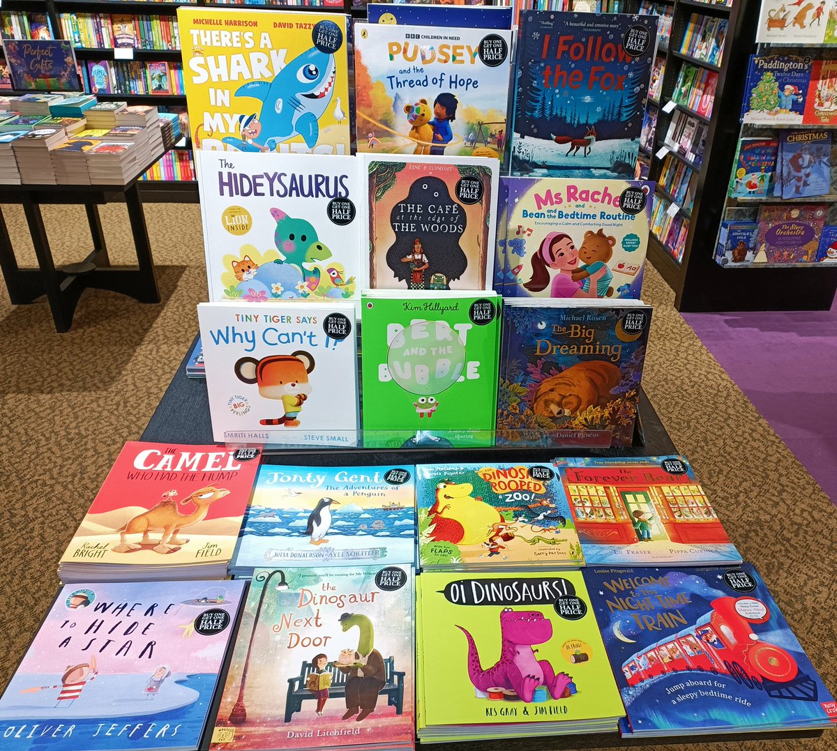 HemelWstones's tweet image. With our Buy One Get One Half Price* promotion you can mix and match from any of the stickered promo tables, why not choose our favourite, The Forever Bear picture book, &amp;amp; add the new Loki ? 
* Cheapest book half price 
#waterstones #weekendreads #books 
waterstones.com/book/the-forev…