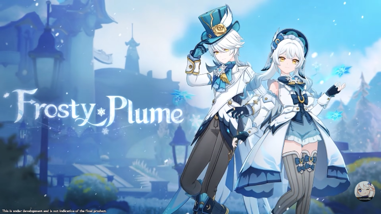 G8_Genshin's tweet image. Miliastra Wonderland will have a new component sharing tool, like sharing &apos;furnishings&apos; used when creating your own stage. There are also new 5star outfits, Frosty Plume~

#GenshinImpact #SpecialProgram #LunaIII #Livestream #Game8