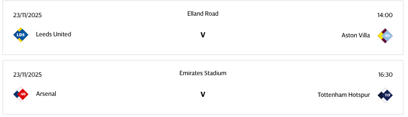 Leeds vs Aston Villa followed by the North London Derby today - do you have any transfers lined up? 🤔
