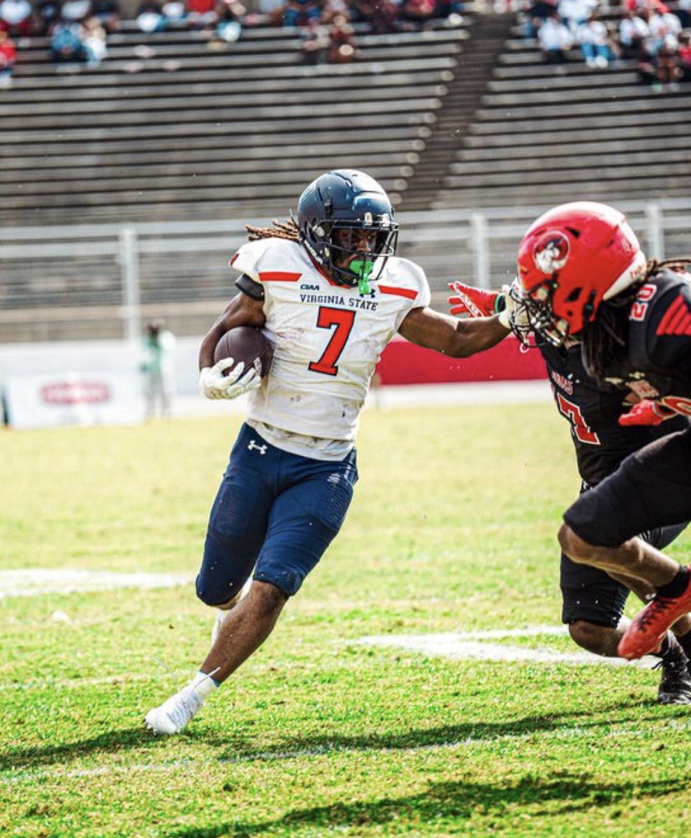 #AGTG Blessed to receive an offer from Virginia State University! <a href="/MccallShedrick/">Dr. Shedrick “Sheddy” McCall (RB Coach)</a> <a href="/Coach_P_Herm_U/">Timothy Jean-Pierre 🇭🇹</a>