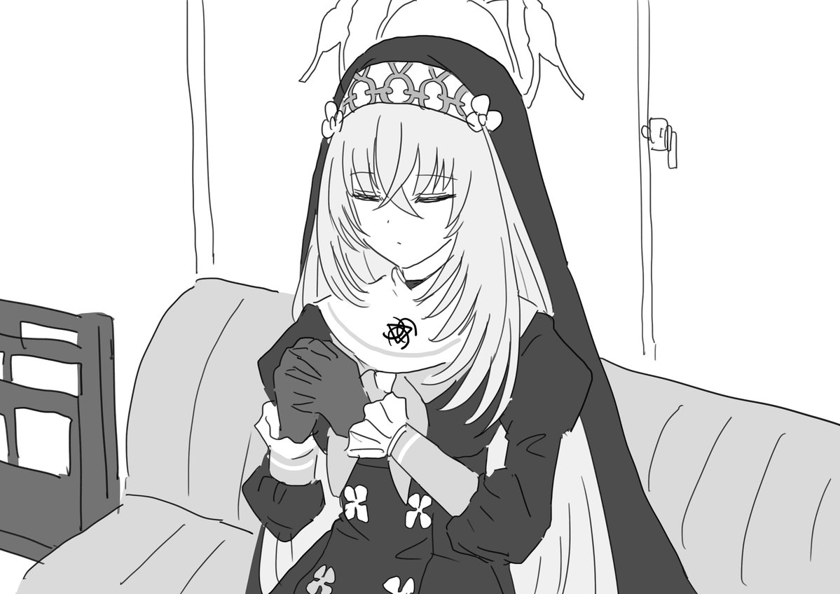 役所にて、番号札の存在を知らないので自分の名前が呼ばれるその時まで待ち続けるサクラコ様