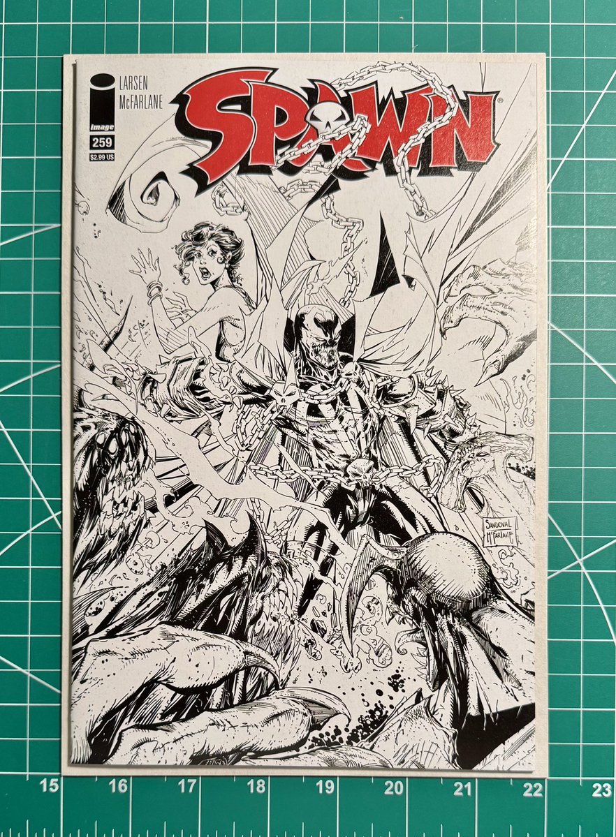 redspawnrising's tweet image. Spawn 259 by Gerardo Sandoval &amp;amp; Todd McFarlane. 

#Spawn ⛓️🤘🔥