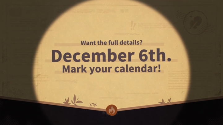 G8_Genshin's tweet image. There&apos;s also a mystery collab to be announced 👀 What could happen on December 6th?

#GenshinImpact #SpecialProgram #LunaIII #Livestream #Game8