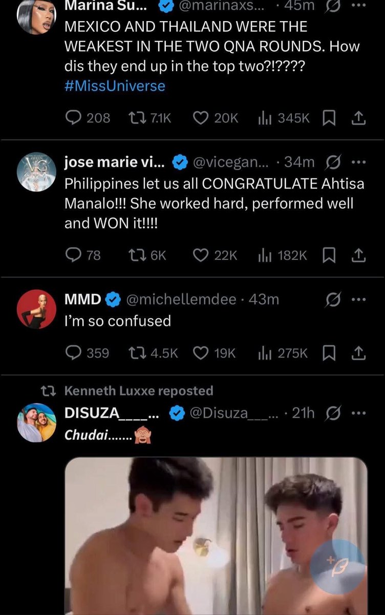 Disappointed lahat about the Miss Universe final result.